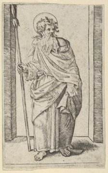 Saint Matthias, ca. 1500-1534. Creator: Marcantonio Raimondi.