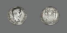 Denarius (Coin) Portraying Emperor Augustus, 2 BCE-4 CE. Creator: Unknown.
