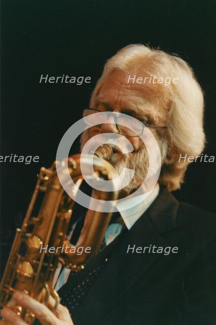 Gerry Mulligan, Capital Radio Jazz Festival, Knebworth House, Knebworth, Herts, 1982. Creator: Brian Foskett.
