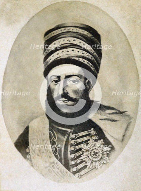 King Heraclius II of Georgia (1720-1798), Second Half of the 19th century. Artist: Roinov (Roinashvili), Alexander Solomonovich, Photo Studio (1846-1898)