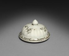 Teapot (lid), c. 1750-1770. Creator: Unknown.