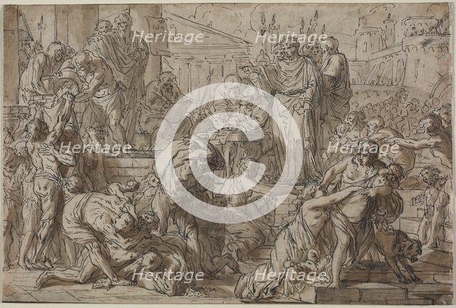 Roman Subject, 1700s. Creator: Philibert Benoît Delarue (French, 1718-1780), attributed to.