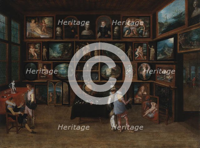 Connoisseurs at a Gallery, First third of 17th cen.. Creator: Francken, Hieronymus II  .