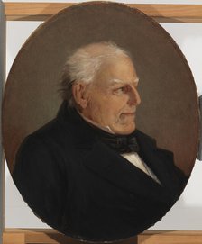 Portrait of Counsellor H. Rosenberg, 1875. Creator: Erik Johan Lofgren.