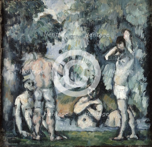 'Five Bathers', c1875-1877. Artist: Paul Cezanne