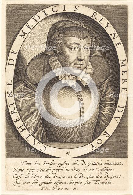 Catherine de Medici, Queen of France. Creator: Thomas de Leu.