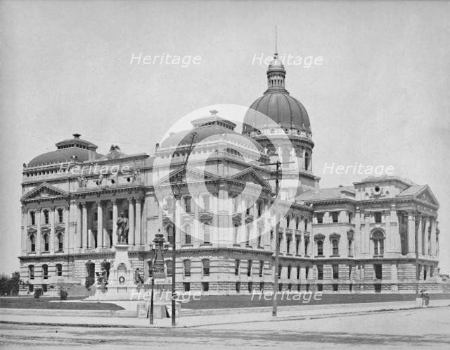 'State Capitol, Indianapolis, Indiana', c1897. Creator: Unknown.