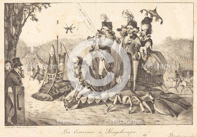 Les Ecrevisses à Longchamps, 1822. Creators: Eugene Delacroix, Charles Etienne Pierre Motte.