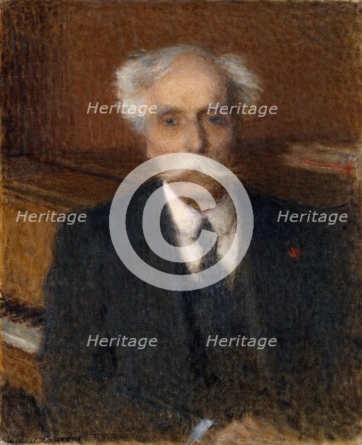 Portrait of Gabriel Fauré (1845-1924). Artist: Laurent, Ernest (1859-1929)