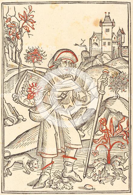 Gerson as Pilgrim, 1489. Creator: Unknown.