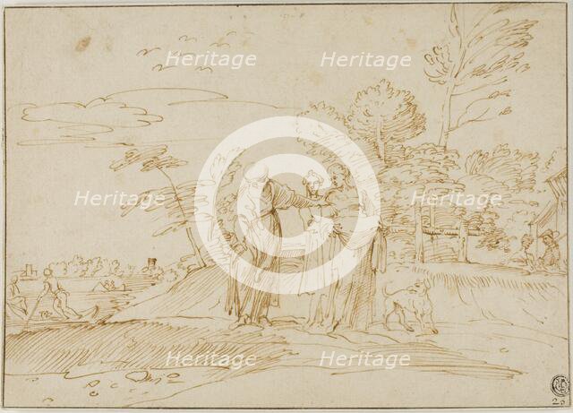 Naomi Counseling Ruth Near the Farm of Boaz, n.d. Creator: Unknown.