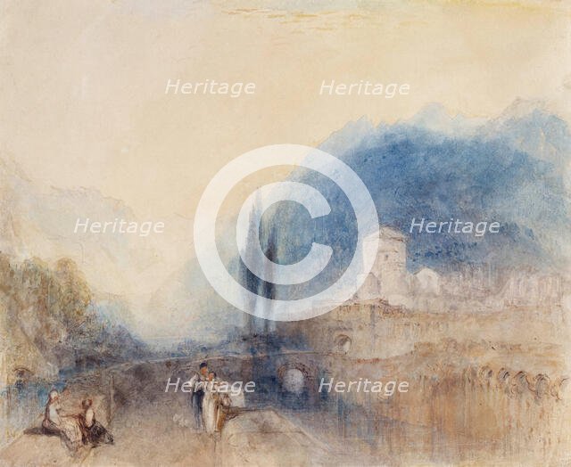 Bellinzona, 1842. Creator: JMW Turner.