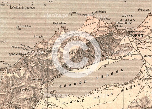 ''La Sahel d'Oran et la Grande Sebkha; Afrique du nord', 1914. Creator: Unknown.