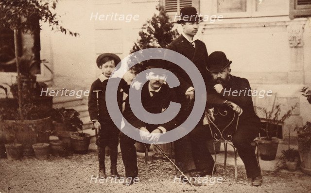 Pyotr Tchaikovsky (1840-1893), Modest Tchaikovsky (1850-1916), Nikolai Conradi (1869-1922) and Alexe