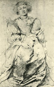 'Portrait of Hélène Fourment', c1630-1631, (1943). Creator: Peter Paul Rubens.
