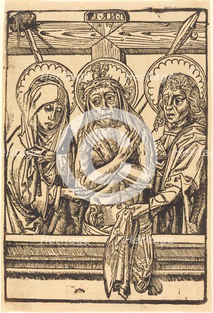 Christ between Maria and John, 1480/1500. Creator: Unknown.