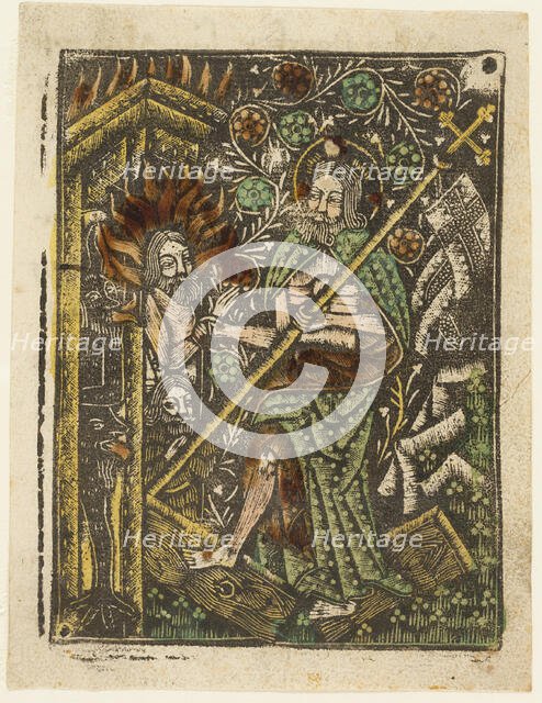 Christ in Limbo, 1460-65. Creator: Unknown.