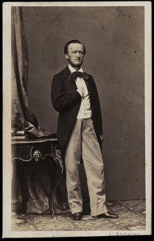 Portrait of the composer Richard Wagner (1813-1883), 1862.