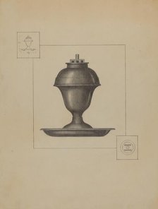 Lamp, c. 1936. Creator: Herman Bader.