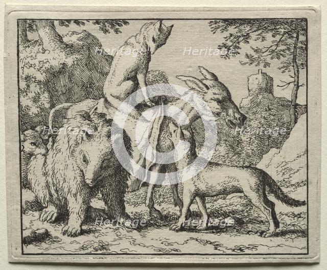 Reynard the Fox: Reynard and his Companions. Creator: Allart van Everdingen (Dutch, 1621-1675).