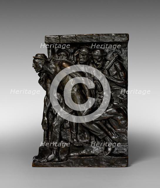 The Miners, c. 1890 - 1900. Creator: Constantin Meunier (Belgian, 1831-1905).