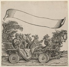 Natural Fools (The Triumphal Procession of the Emperor Maximilian I), ca 1515. Artist: Burgkmair, Hans, the Elder (1473-1531)