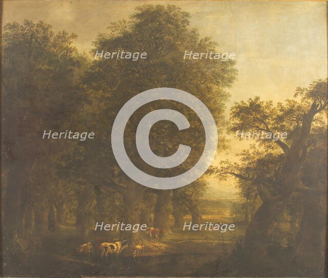 Oak Wood, 1786. Creator: Johann Friedrich Weitsch.