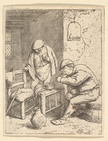 The Smoker and the Drinker, 1682 (?). Creator: Adriaen van Ostade.