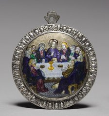 Medallion: The Last Supper, late 1400s. Creator: Unknown.