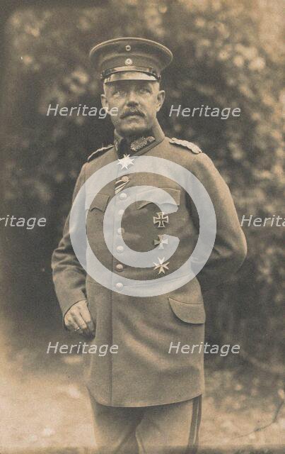 General Johannes von Busse (1862-1936), 1918. Creator: Anonymous.