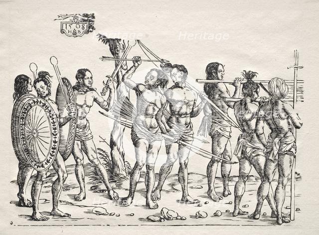 The King of Cochin, 1508. Creator: Hans Burgkmair (German, 1473-1531).