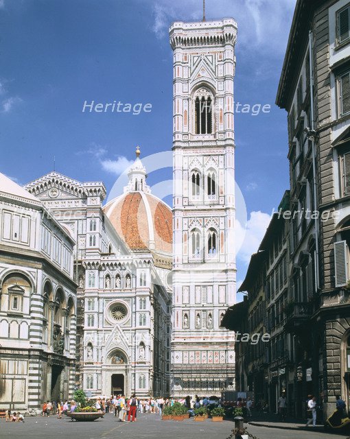 Bell tower of the Duomo, Florence, Italy