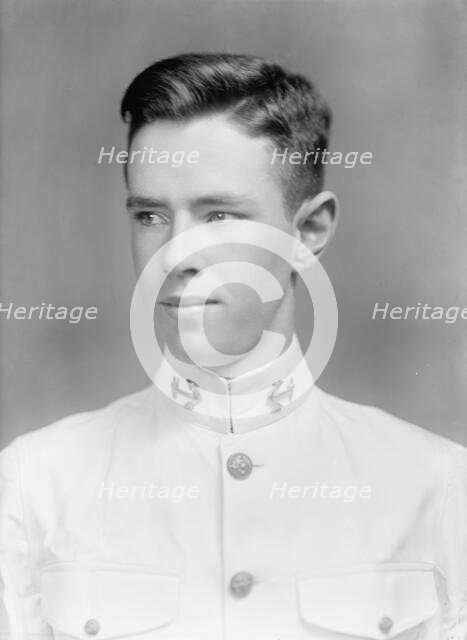 Harry H.G. Barton, Midshipman - Portrait, 1933. Creator: Harris & Ewing.