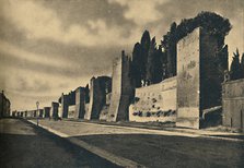 'Roma - The Aurelian Wall ', 1910. Artist: Unknown.