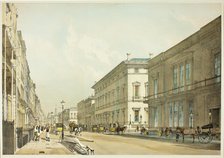 The Club Houses and Pall Mall, plate thirteen from Original Views of London as It Is, 1842. Creator: Thomas Shotter Boys.