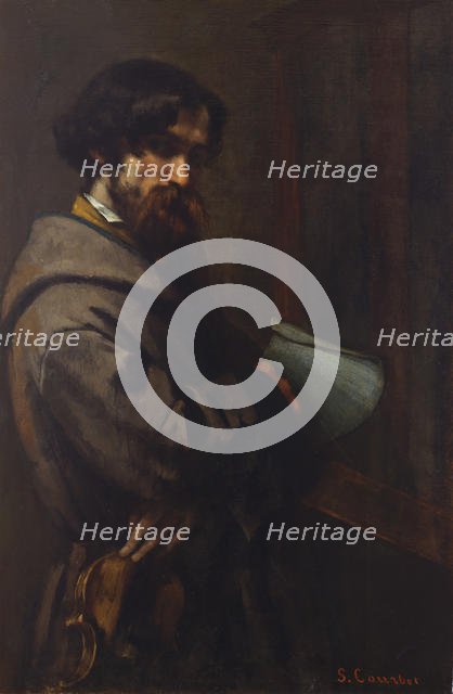 Alphonse Promayet (1822-1872), 1851. Creator: Gustave Courbet.