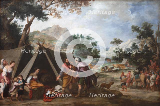 Laban Searching for his Stolen Household Gods, c. 1665-1670. Creator: Bartolomé Esteban Murillo (Spanish, 1617-1682).