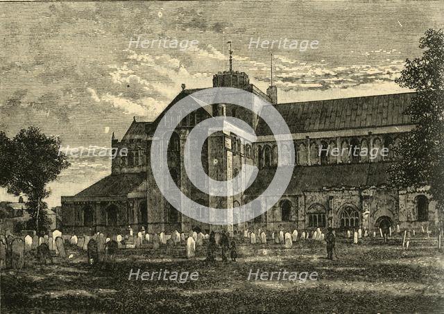 'Romsey Abbey', 1898. Creator: Unknown.