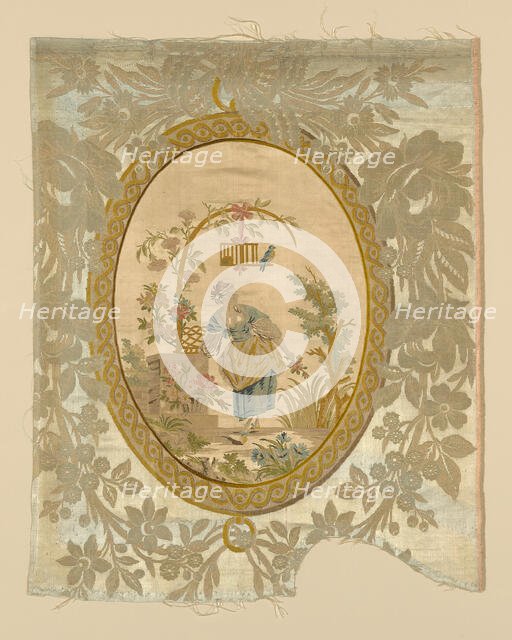 Panel, Lyon, Louis XVI period, 1750/75. Creator: Philippe de Lasalle.