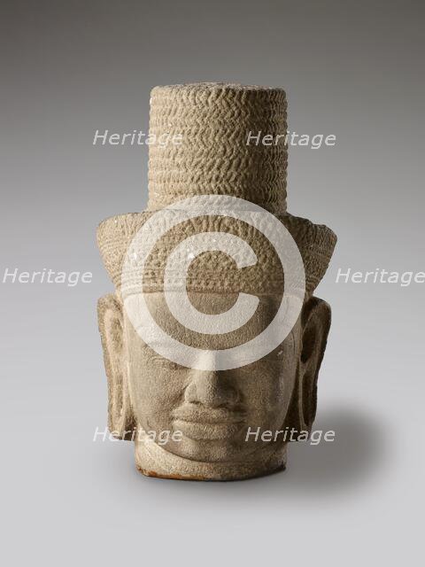 Head of king or deity, 11th century. Creator: Unknown.