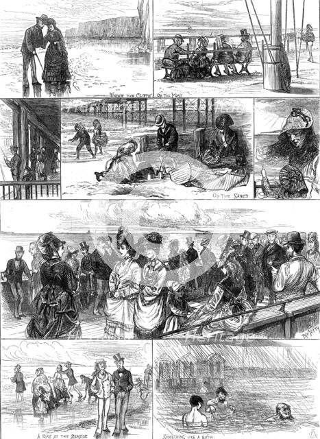 Sketches at Margate, 1872. Creator: Unknown.