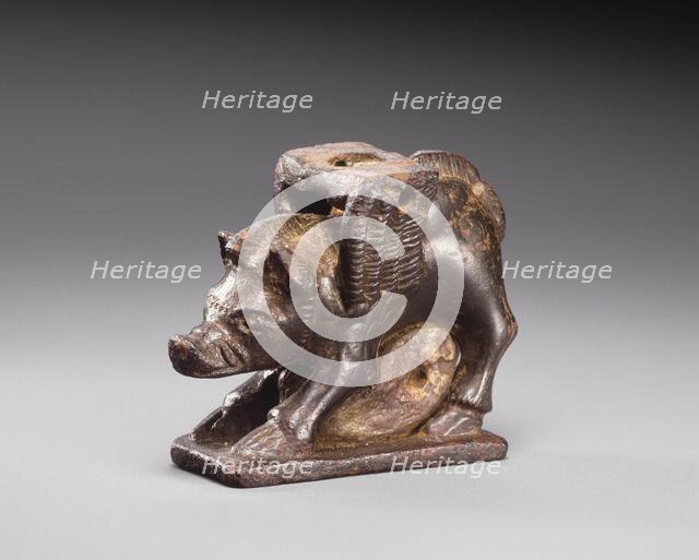 Statuette of a Winged Boar, 5th century BC. Creator: Unknown.