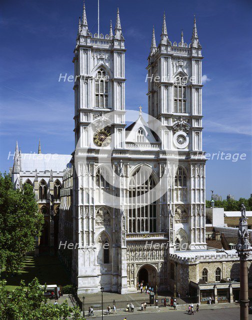 Westminster Abbey, c1990-2010. Artist: Max Alexander.