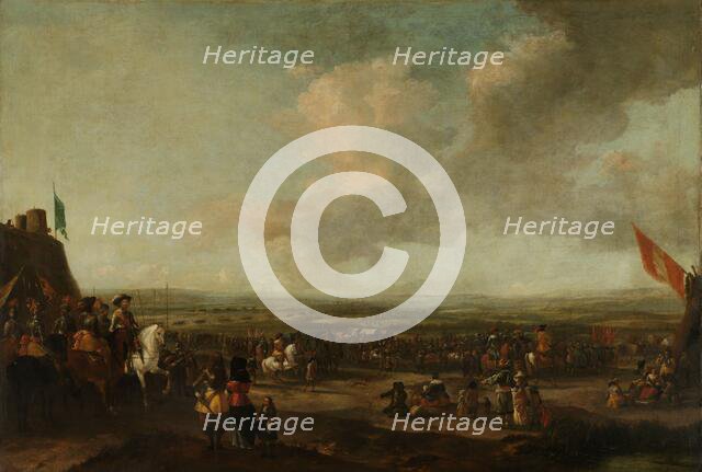 Frederick Henry at the Surrender of Maastricht, 22 August 1632, 1633-1680. Creator: Pieter Wouwerman.