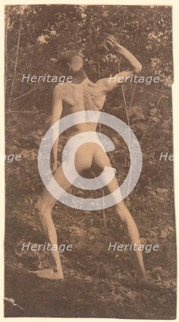 Rock Thrower, c. 1883. Creator: Thomas Eakins.