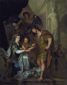 The Wedding of Alexander and Roxana (?), 1678-1681. Creators: Arnold Houbraken, Gerard de Lairesse.