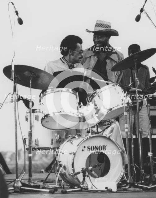 Dannie Richmond, Mingus Dynasty, Capital Radio Jazz Festival, Alexandra Palace, London, 1979. Creator: Brian Foskett.