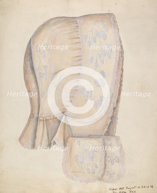 Lady's Cap, c. 1937. Creator: Edna C. Rex.