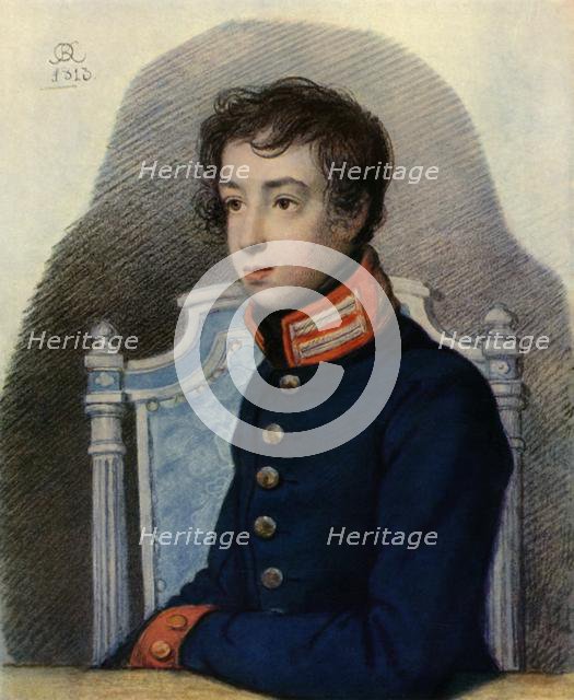 'Portrait of Alexandr Pavlovich Bakunin', 1813, (1965). Creator: Orest Kiprensky.