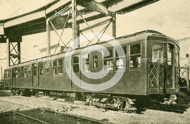 'A Steel Car, New York Underground and Elevated Electric Railways', 1930. Creator: Unknown.